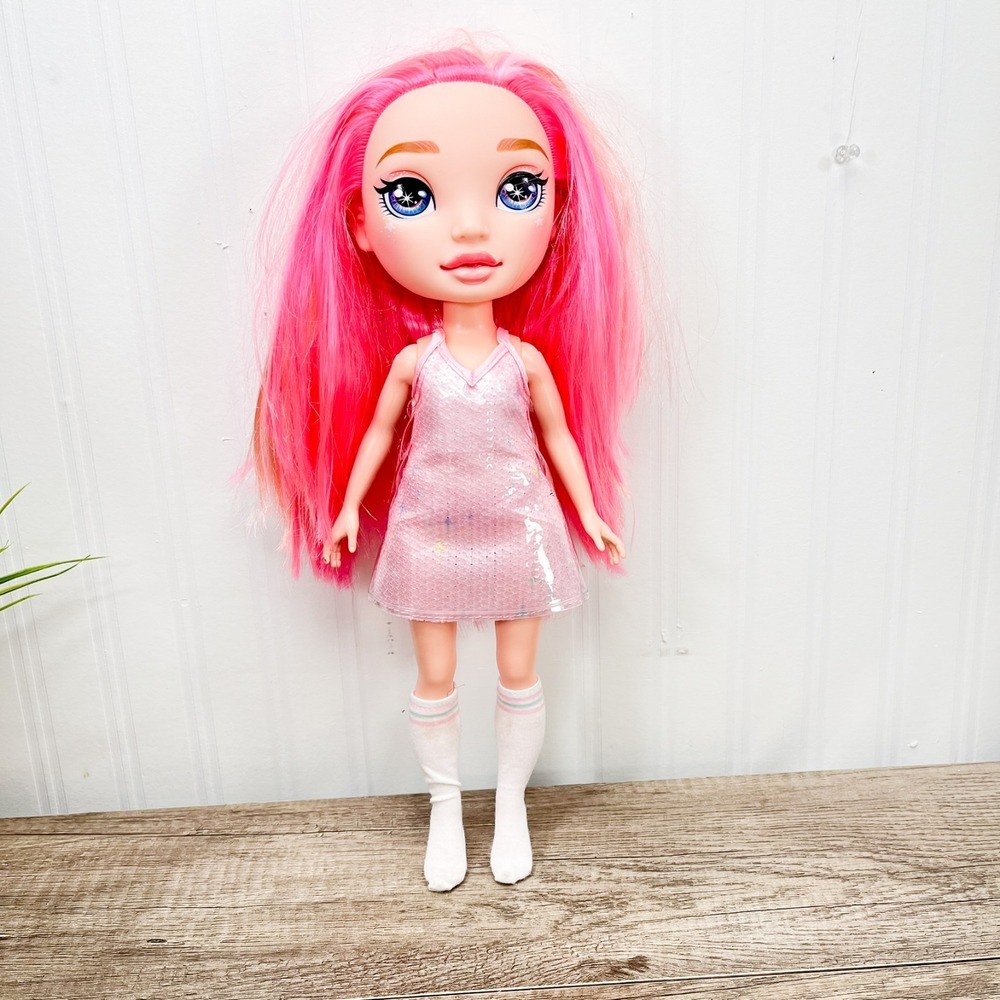 MGA Rainbow Surprise Poopsie Pixie Rose Doll With Outfit Pink Hair 2019, no shoe